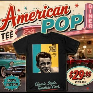 The James Dean Story T-Shirt Black (Small To X-Large)